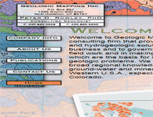 Tablet Screenshot of geologicmappinginc.com